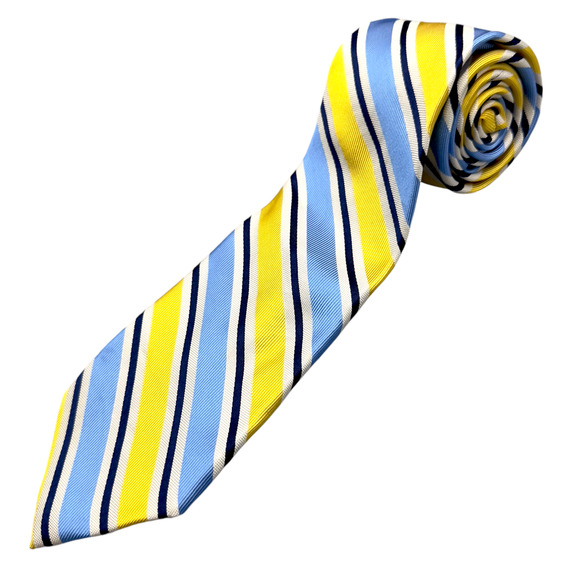 Nautica Classic 100% Silk‎ Dress Tie Bold Stripe Abstract Pattern 60" 3.25" - Picture 1 of 10